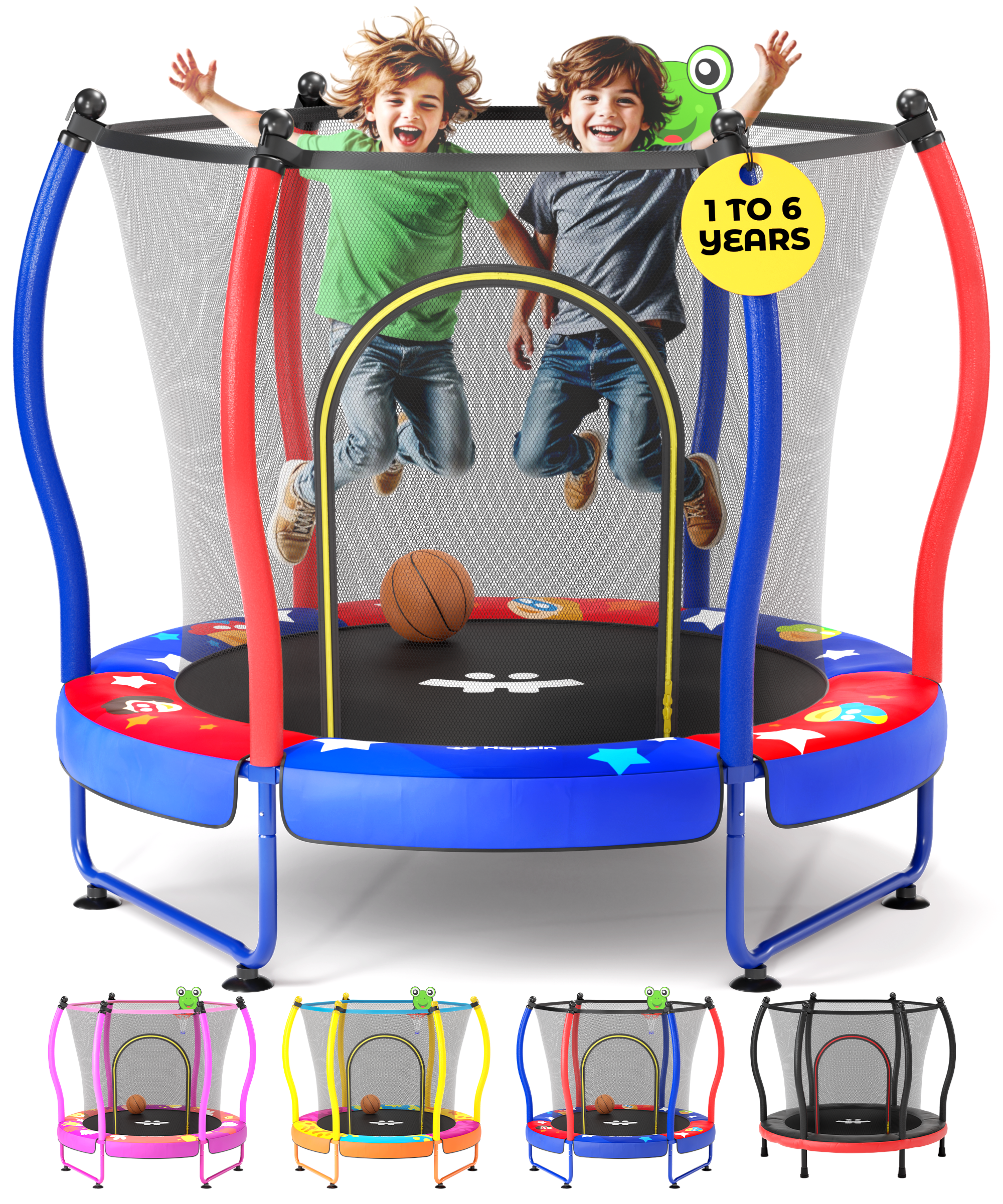 Safe & Sound Superhero - 55 Inches Trampoline